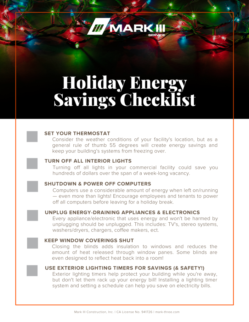 6 Simple Ways to Minimize Utility Usage During Holiday Office Closures