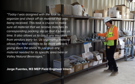 M3 Internship; M3 Intern; Construction Internship; Construction Jobs